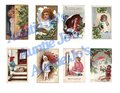 Christmas Printables | Antique Printable Christmas Postcards | Digital Christmas Printables | Vintage Junk Journal Instant Printables |