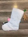 NEW! Handmade Christmas Stocking BUCILLA Lollipop Santa, #89705E Felt Santa Stocking, Embroidered Stockings