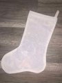 New Vintage Christmas Stocking Finished BUCILLA Counted Cross Stitch Sound of Christmas 82916 Handmade Embroidered Stocking