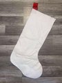 Custom Christmas Stocking, JUMBO Felt Handmade Paragon Santa Brings The Tree Finished Faux Fur Holiday Stocking Retro 1978 Santa Claus Decor