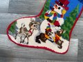 Christmas Stocking New Finished Handmade SUNSET 1970s Our Snowman 6022 Needlepoint Holiday Stocking Holiday Decor
