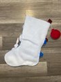 NEW Bucilla Christmas Stockings Handmade PEPPERMINT SNOWMAN 89610E Embroidered Stocking Christmas Gift Fireplace Mantle Wall Door Decoration