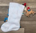 NEW Christmas Stocking & Ornament Bucilla Reindeer Santa #86816 -150th Anniversary Edition! Santa Claus Reindeer
