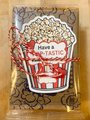 Kids Valentines Day Popcorn Stickers | Custom Popcorn Valentine Labels | SET of 6+ | Gifts for Kids | Red Blue Purple