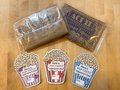 Kids Valentines Day Popcorn Stickers | Custom Popcorn Valentine Labels | SET of 6+ | Gifts for Kids | Red Blue Purple