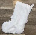 Christmas Stocking New Handmade Vintage ORIGINAL BUCILLA 2003 Santa & Playful Bear Felt Holiday Stocking