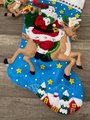 NEW Christmas Stocking & Ornament Bucilla Reindeer Santa #86816 -150th Anniversary Edition! Santa Claus Reindeer