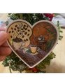 Coffee Heart Sticker | Glitter Coffee Sticker For Phone | Coffee Sticker For Laptop | Gift for Coffee Lovers | Hologram Sticker Coffee