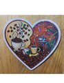 Coffee Heart Sticker | Glitter Coffee Sticker For Phone | Coffee Sticker For Laptop | Gift for Coffee Lovers | Hologram Sticker Coffee