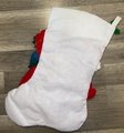 NEW Christmas Stocking JUMBO BUCILLA Mr & Mrs Santa Claus Handmade From Vintage 1996 Kit #83399 Vintage Christmas Decor Retro