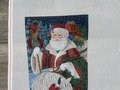 Christmas Stocking New Rare Susan Roberts Handpainted SANTA on HORSEBACK Needlepoint Canvas Tapestry Tent AXS312 Liz Goodrich Dillon