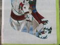 Christmas Stocking New Rare Susan Roberts Handpainted SANTA on HORSEBACK Needlepoint Canvas Tapestry Tent AXS312 Liz Goodrich Dillon