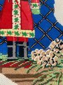 Christmas Stocking Susan Roberts Handpainted NUTCRACKER Needlepoint Canvas EXPERTLY STARTED Stocking Liz Goodrich Dillon
