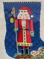 Christmas Stocking Susan Roberts Handpainted NUTCRACKER Needlepoint Canvas EXPERTLY STARTED Stocking Liz Goodrich Dillon