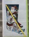 Christmas Stocking New Rare Susan Roberts Handpainted SANTA on HORSEBACK Needlepoint Canvas Tapestry Tent AXS312 Liz Goodrich Dillon