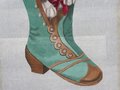 Vintage Susan Roberts Christmas Stocking New Handpainted CAT Needlepoint Canvas C-114 Holiday Stockings