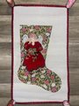 Rare Christmas Stocking ALEXA Angel Handpainted Needlepoint Canvas EXPERTLY STARTED Stocking Stockings With Name Personalized Stockings