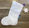 NEW Finished Frosty Night Christmas Stocking Handmade BUCILLA Personalized Holiday Stockings Bucilla Kit 86703 Holiday Stockings