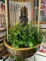 Vintage Oil Rain Lamp 1970s WORKING GRIST MILL Hanging Vintage Rain Oil Lamp 36" All Original Vintage Home Decor