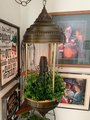 Vintage Oil Rain Lamp 1970s WORKING GRIST MILL Hanging Vintage Rain Oil Lamp 36" All Original Vintage Home Decor