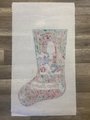 Christmas Stocking Vintage LIZ Susan Roberts Handpainted On Santa's Knee Needlepoint Canvas Tapestry Tent Liz Goodrich Dillon ML