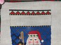 Christmas Stocking Susan Roberts Handpainted NUTCRACKER Needlepoint Canvas EXPERTLY STARTED Stocking Liz Goodrich Dillon