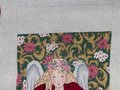 Rare Christmas Stocking ALEXA Angel Handpainted Needlepoint Canvas EXPERTLY STARTED Stocking Stockings With Name Personalized Stockings