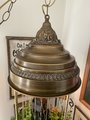Vintage Oil Rain Lamp 1970s WORKING GRIST MILL Hanging Vintage Rain Oil Lamp 36" All Original Vintage Home Decor
