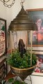 Vintage Oil Rain Lamp 1970s WORKING GRIST MILL Hanging Vintage Rain Oil Lamp 36" All Original Vintage Home Decor