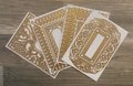 NEW Anna Griffin BERIBBONED FRAMES Cut & Emboss Dies 349 Full Complete Set Cuttlebug Dies Scrapbooking Embossing Die Cutting