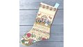 Christmas Stocking NEW Finished HANDMADE NATIVITY Counted Cross Stitch Christmas Stocking JanLynn