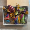 RARE Find LEE WARDS Felt Ornaments | 3 Three Wise Men | Vintage 1970's Finished Set | W/ Artisan's Personal Note!