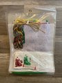 Vintage 1970's Bucilla Switch Plate Covers, #82199 Santa Claus, Snowman and Snow Lady, Set of 3 DIY Holiday Jeweled Stitchery Kit