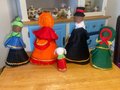Rare FINISHED Leewards Ornament Set Carolers Complete Set | Handmade Ornament Set | Christmas Tree Decor
