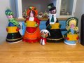 Rare FINISHED Leewards Ornament Set Carolers Complete Set | Handmade Ornament Set | Christmas Tree Decor