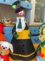 Rare FINISHED Leewards Ornament Set Carolers Complete Set | Handmade Ornament Set | Christmas Tree Decor