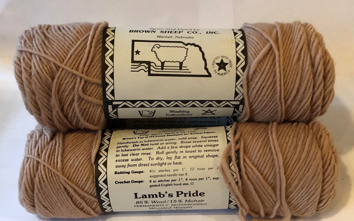Wool Mohair Bulky Yarn LAMB'S PRIDE YARN Bulky Wool Blend Brown Sheep Co. Crochet Knit Wool & Mohair Worsted Weight Yarn, Wool Blend Yarn