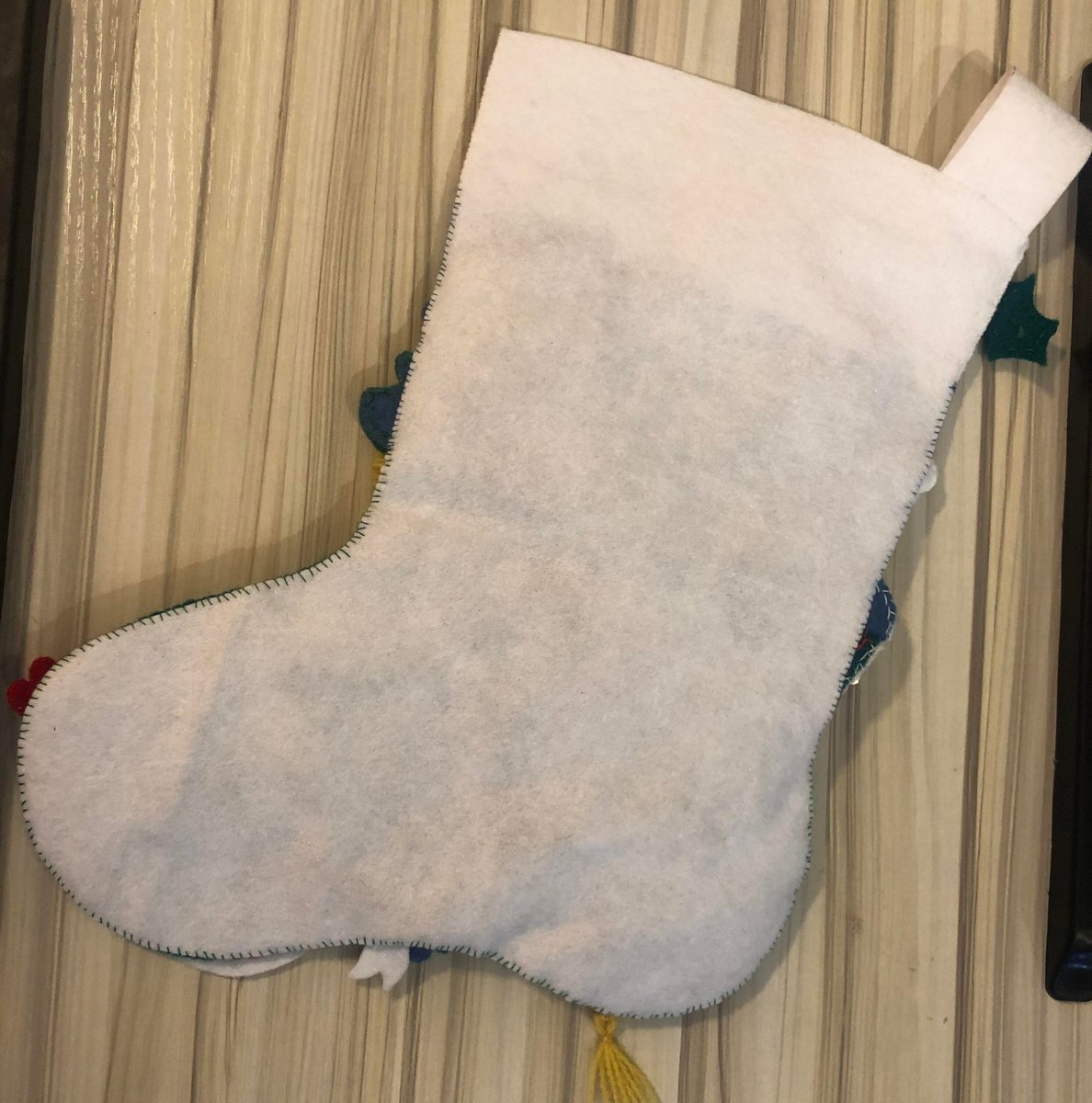 Custom Christmas Stockings, Handmade Bucilla Finished Kit, Peace on Earth, Holiday Stocking, Santa Claus Family Stockings