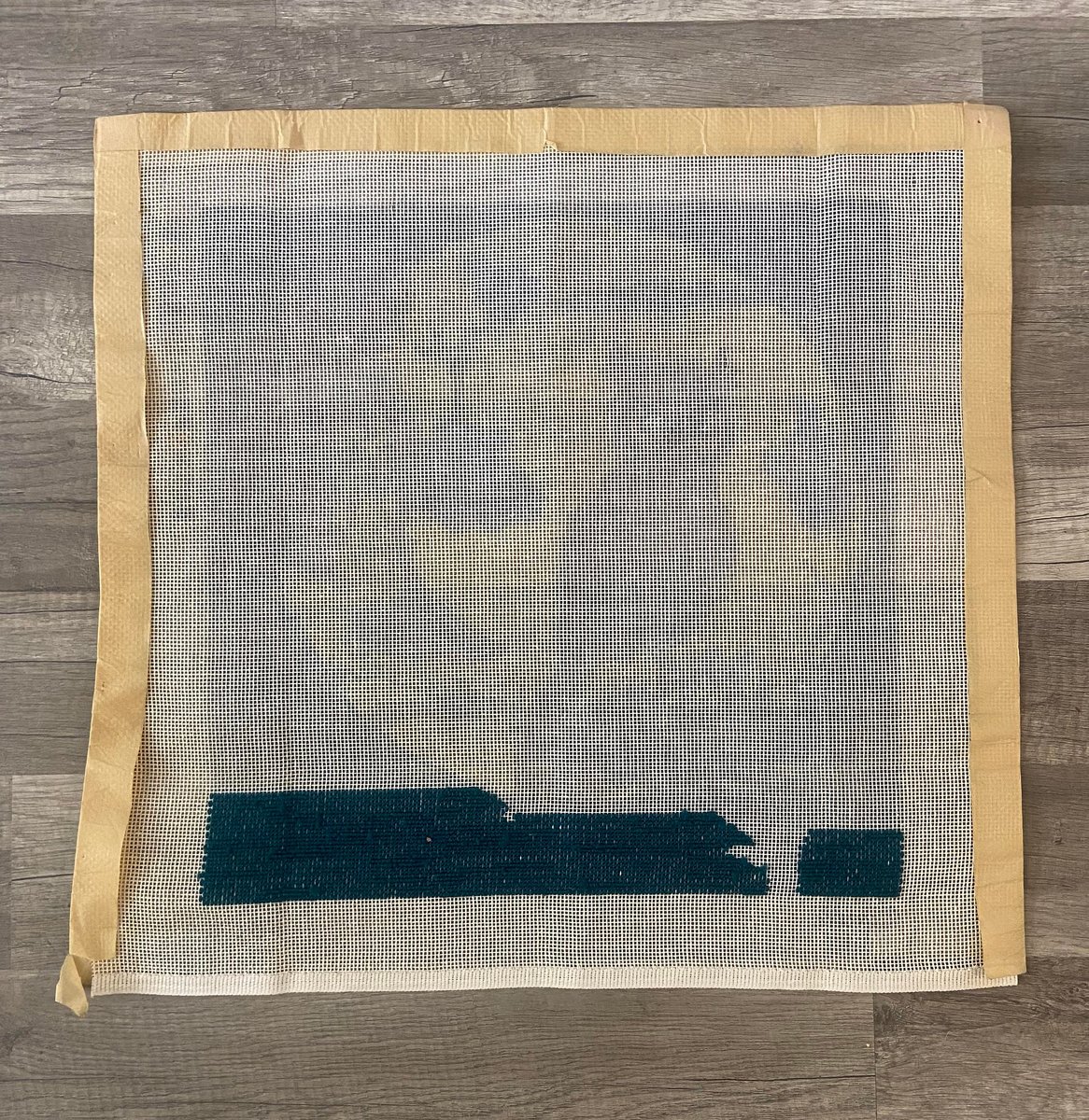 Vintage V. Rare Handpainted BUCILLA Needlepoint Canvas Large OWLS Hand Painted Gorgeous Design Wildlife Embroidery *READ*