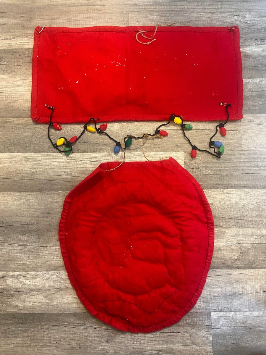 Bucilla Bathroom Set Kit Peek-a-Boo Santa 85451 Felt Toilet Tank Seat Bathroom Applique Toilet Cover Set Ho Ho Ho