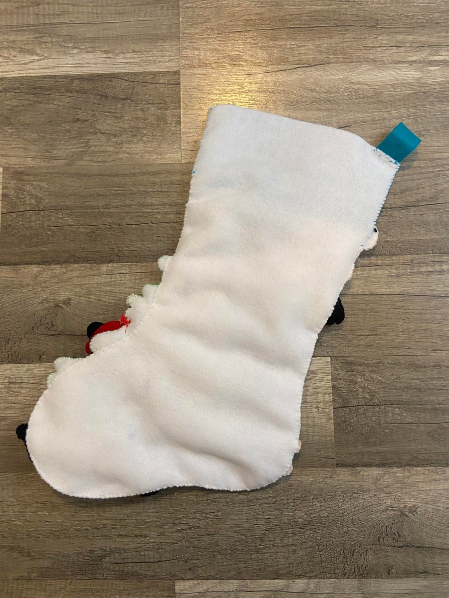 Christmas Stocking | FINISHED Bucilla Kit | Holiday Black Bears Handmade Holiday Stocking | Personalized Stockings
