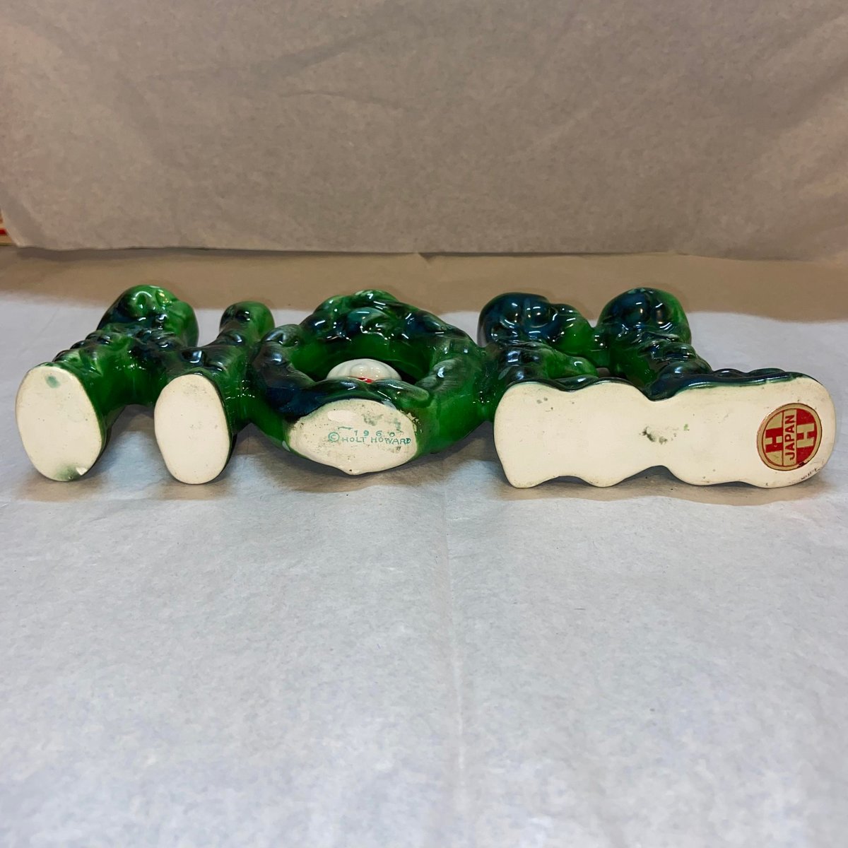 Rare MINT 1960 Vintage HOLT HOWARD Noel Santa Candleholder w/ Original Box