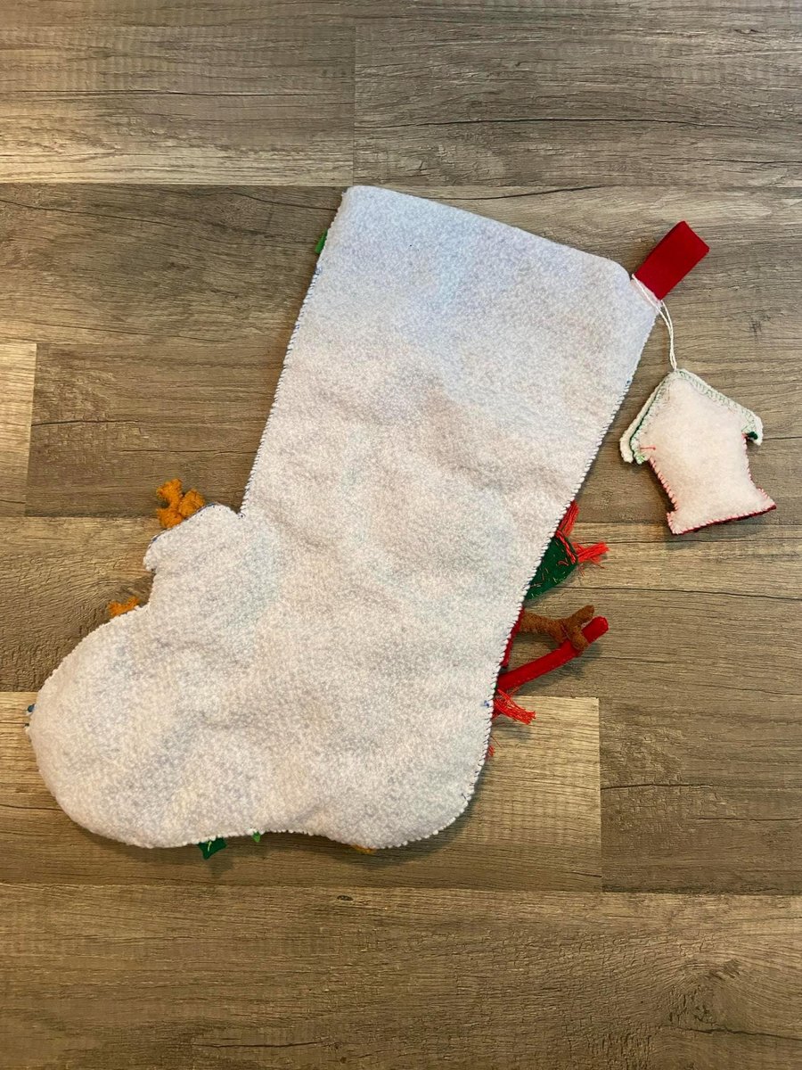 Christmas Stocking | Bucilla Original Snowman with Birds #86234 | Personalized Stockings | Finished Bucilla Kit | Stockings with Name