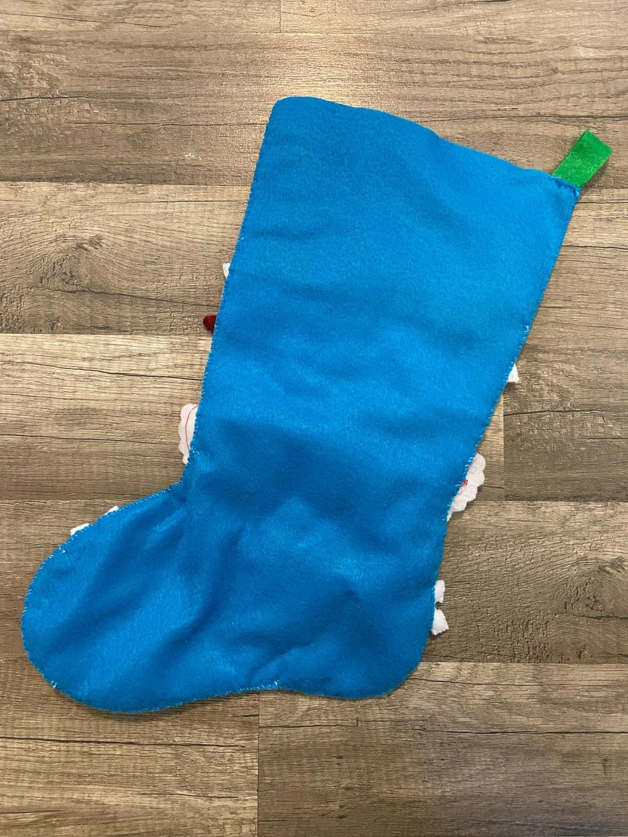 Christmas Stocking New Finished Bucilla CHRISTMAS SKATE 86979E 18in Ice Figure Skating a Felt Holiday Stocking
