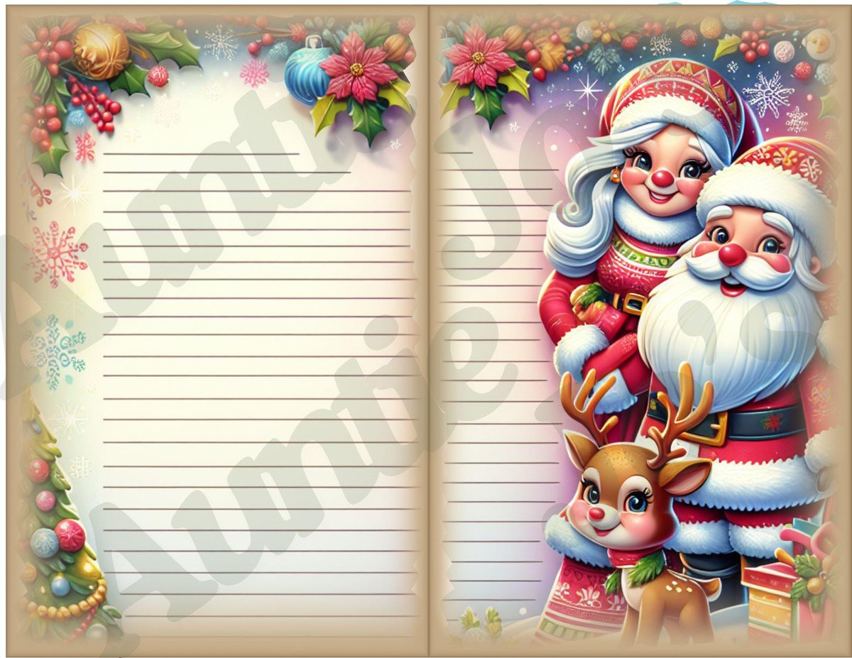 Christmas Junk Journal Kit, Junk Journal Printables, Christmas Printables, Christmas Digitals, Holiday Printables, Christmas Lined Papers