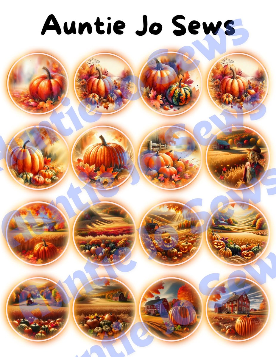 Autumn Junk Journal Labels, Printable Pages, Digital Junk Journal, Instant Download, Collage Sheet Fuzzy Cut Pumpkin Fall Decor Scrapbooking