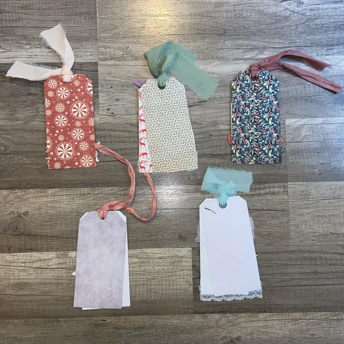 Handmade Christmas Gift Tags, Loaded Junk Journal Tags, Journal Supplies, Vintage Scrapbooking Ephemera, Vintage Holiday Tag, Ready to Ship!