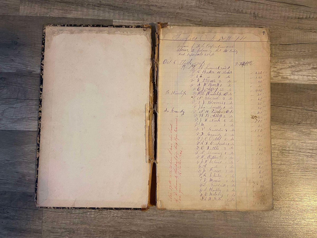 Antique Journal Ledger 1870s Gorgeous Calligraphy, Junk Journal, Vintage Ephemera, Antique Cursive Handwriting