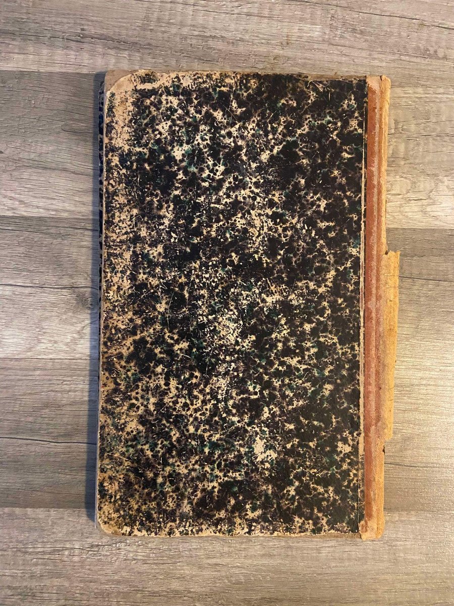 Antique Journal Ledger 1870s Gorgeous Calligraphy, Junk Journal, Vintage Ephemera, Antique Cursive Handwriting