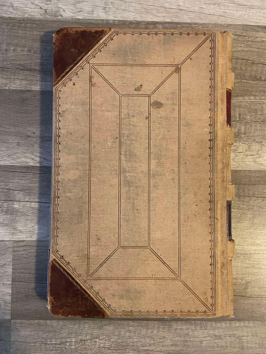 Antique Journal Ledger Farm 1800s Day Book Ledger Record Keeper's Payment Book Gorgeous Calligraphy, Handwritten tables, Vintage Ephemera